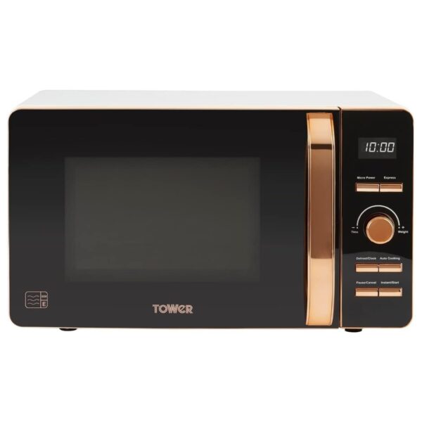 Tower Digital Microwave with 60-Minute Timer and 8 Autocook Settings