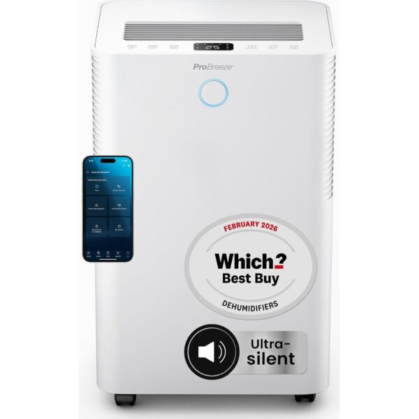 Pro Breeze® 20L OmniDry Smart Dehumidifier
