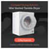 Cookology 2.5kg Mini Vented Tumble Dryer
