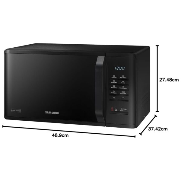 Samsung MS23K3513AK Solo Microwave Oven with Triple Distribution System