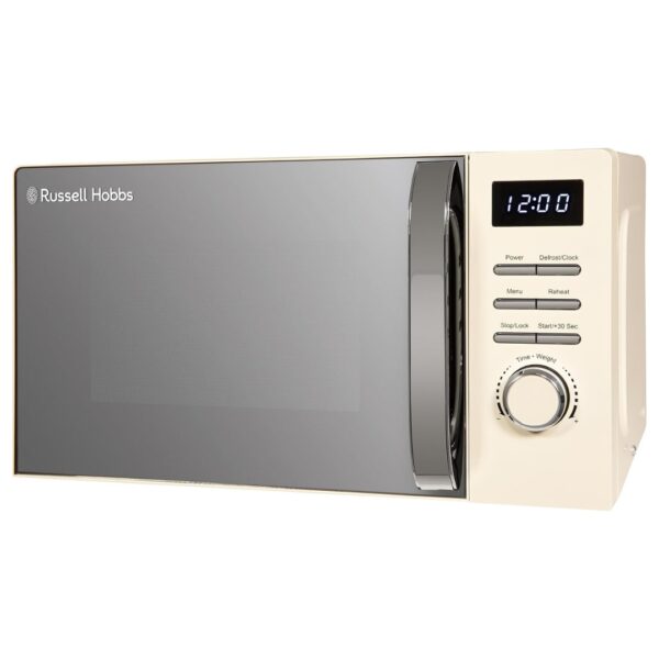 Russell Hobbs Digital Microwave 20L 800W in Cream with 5 Power Levels
