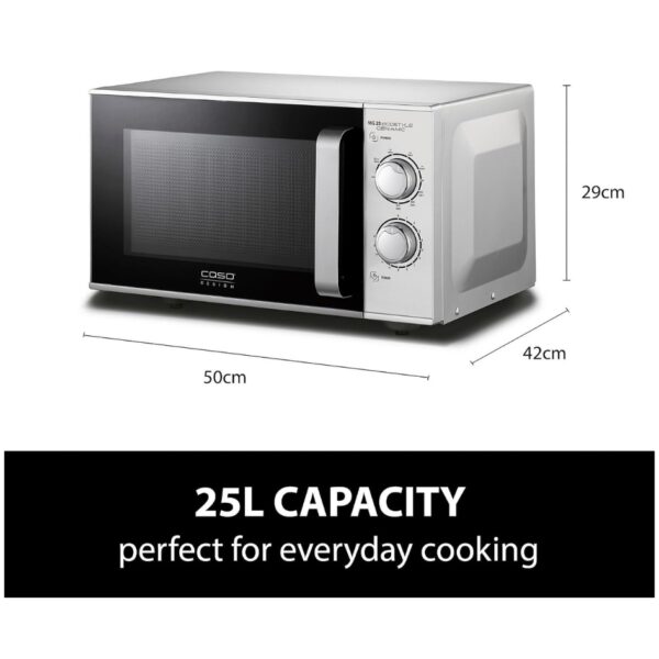 CASO Design MG25 Ecostyle Ceramic 900W Microwave + Grill