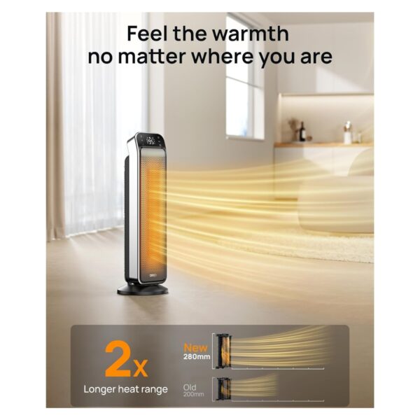 Dreo 25 Inch Electric Heaters for Home
