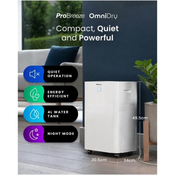Pro Breeze® 20L OmniDry Smart Dehumidifier