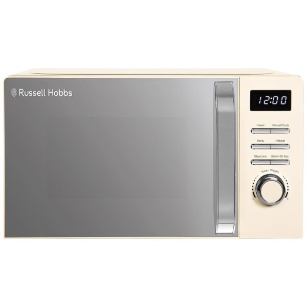 Russell Hobbs Digital Microwave 20L 800W in Cream with 5 Power Levels