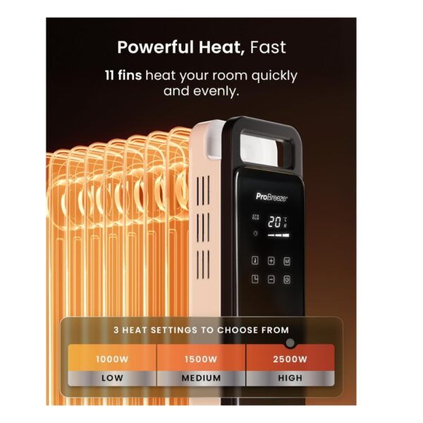 Pro Breeze® OmniWarm 2500W Oil Filled Radiator