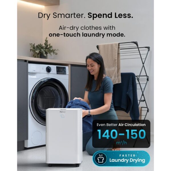 Pro Breeze® 20L OmniDry Smart Dehumidifier