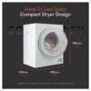 Cookology 2.5kg Mini Vented Tumble Dryer