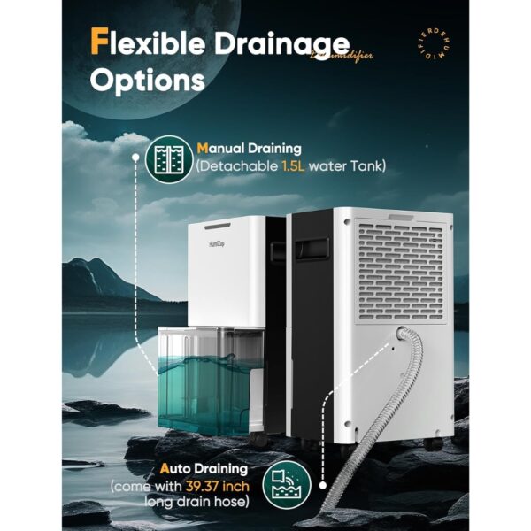 Dehumidifiers for Home Damp Compressor Dehumidifier with Laundry Dry