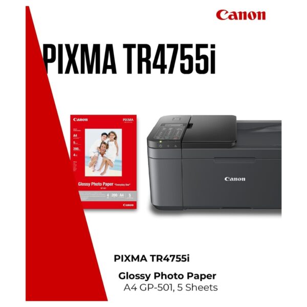 4 Canon PIXMA TR4755i Wireless Colour 4-in-1 Inkjet Photo Printer