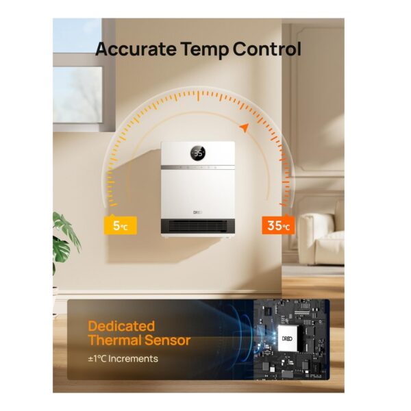 5 Dreo Smart Electric Wall Heater