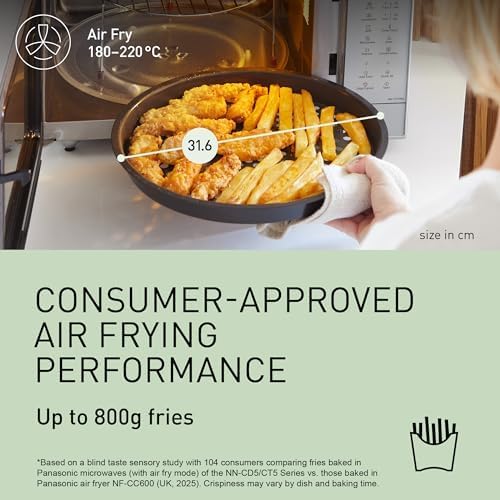 Panasonic NN-CT57RMBPQ Combination Microwave 27L 4-in-1 with Air Fryer