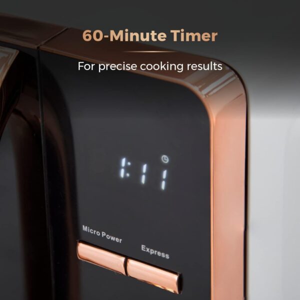 Tower Digital Microwave with 60-Minute Timer and 8 Autocook Settings