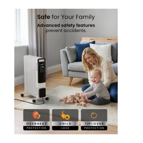 Pro Breeze® OmniWarm 2500W Oil Filled Radiator
