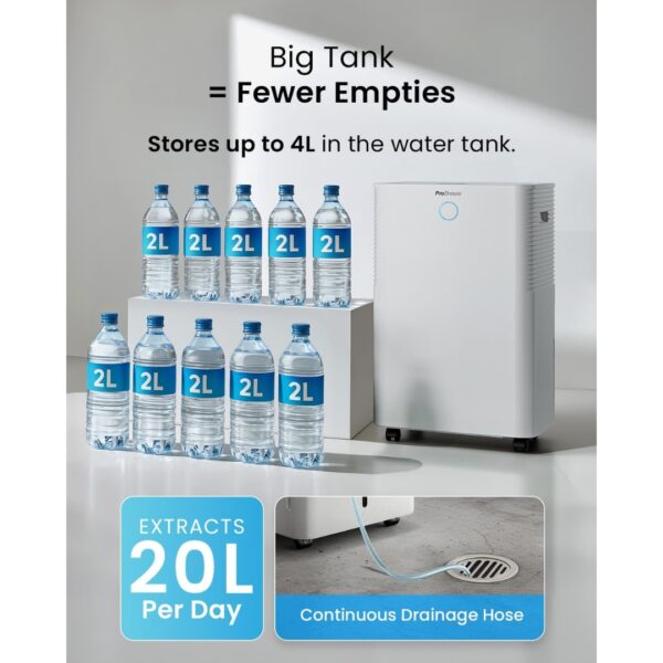 Pro Breeze® 20L OmniDry Smart Dehumidifier