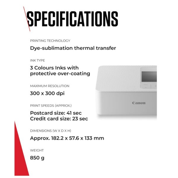 Canon SELPHY CP1500 Portable Mini Photo Printer