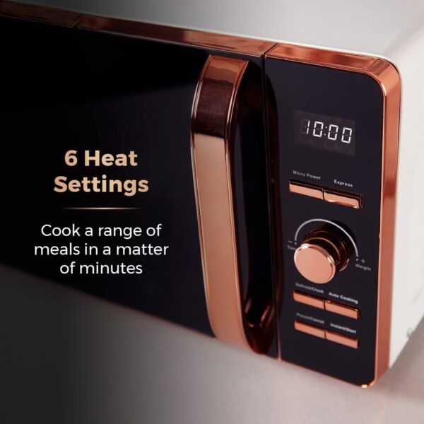 Tower Digital Microwave with 60-Minute Timer and 8 Autocook Settings
