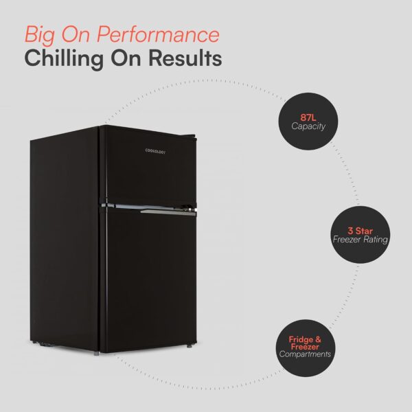 Cookology 87L 47cm Under-Counter Fridge Freezer