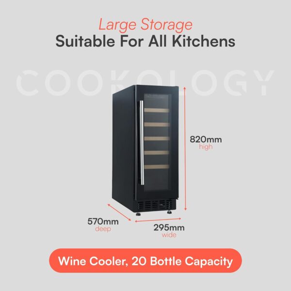 Cookology 60L Under-Counter Wine Cabinet