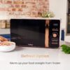 Tower Digital Microwave with 60-Minute Timer and 8 Autocook Settings