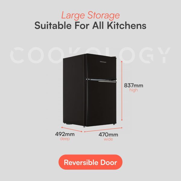Cookology 87L 47cm Under-Counter Fridge Freezer