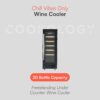 Cookology 60L Under-Counter Wine Cabinet