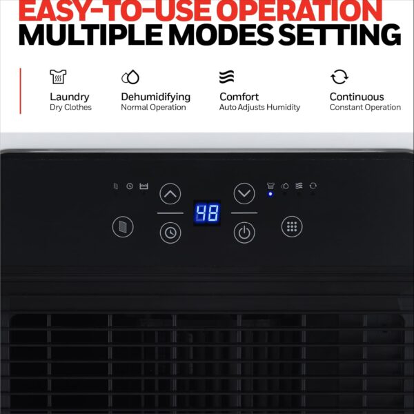 Honeywell 20L/Day Dehumidifiers For Home With Digital Display