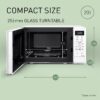 Panasonic NN-E27JWMBBQ 20L  800W Compact Microwave