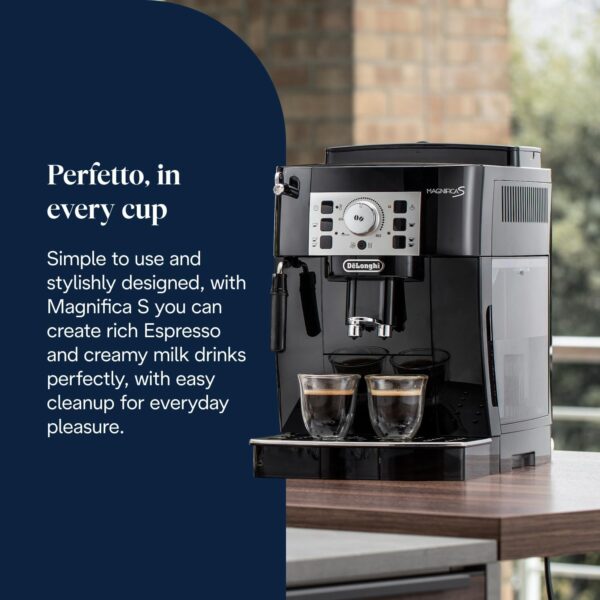 De'Longhi Magnifica S - Automatic Coffee Machine 2 Drinks Black