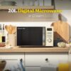 Russell Hobbs Digital Microwave 20L 800W in Cream with 5 Power Levels