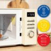 Russell Hobbs Digital Microwave 20L 800W in Cream with 5 Power Levels