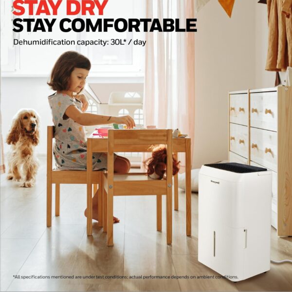 Honeywell 20L/Day Dehumidifiers For Home With Digital Display