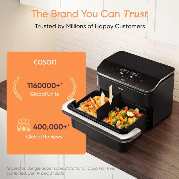 71esy3RglCL._AC_SL1500_ Cosori Smart Air Fryer 10L