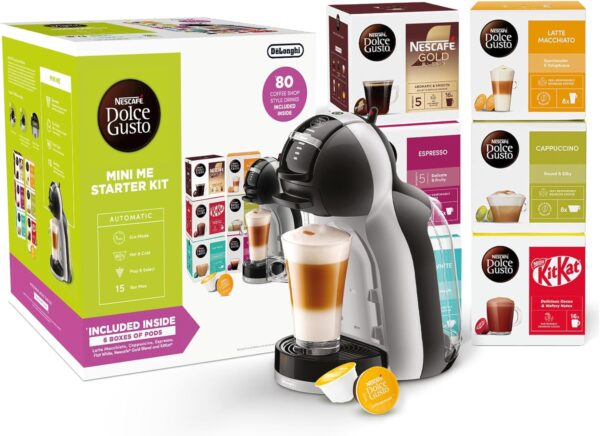 NESCAFÉ Dolce Gusto EDG155.BG Mini-Me Automatic Coffee Machine Black