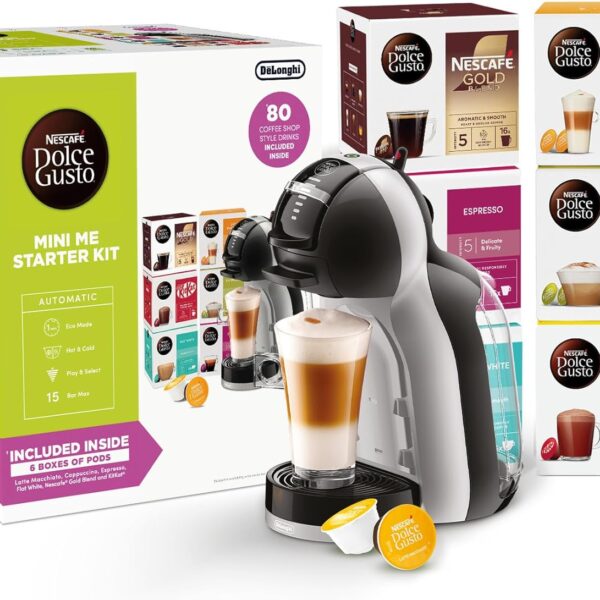 NESCAFÉ Dolce Gusto EDG155.BG Mini-Me Automatic Coffee Machine Black