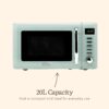 Haden Microwave 20L 800W 5 Power Levels Oven Cotswold Green