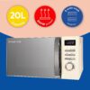Russell Hobbs Digital Microwave 20L 800W in Cream with 5 Power Levels