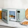Haden Microwave 20L 800W 5 Power Levels Oven Cotswold Green