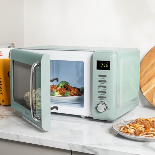 Haden Microwave 20L 800W 5 Power Levels Oven Cotswold Green