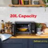 81ekAB-xCYL._AC_SL1500_ Russell Hobbs RHM2076B 20 Litre 800 W Black Digital Solo Microwave with 5 Power Levels